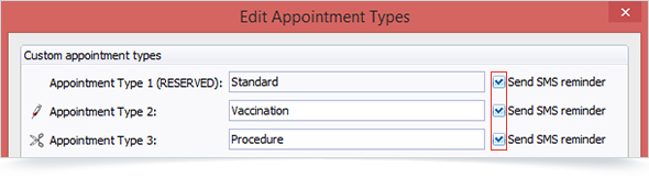 Edit Appointment Types